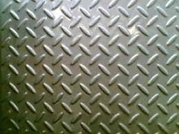 เหล็กแผ่นรีดเย็น SS Checkered Plate 201 304 1100mm 1800mm